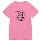 STAY WILD MOON CHILD women's t-shirt - Red / S - Printoo Shop - 2005728_22182