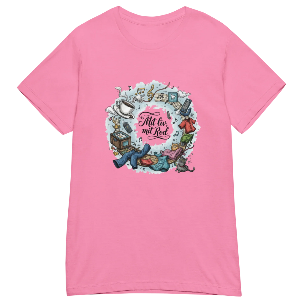 MIT LIV MIT ROD women's t-shirt - Heliconia / S - Printoo Shop - 2212748_22177