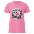 MIT LIV MIT ROD women's t-shirt - Azalea / S - Printoo Shop - 2212748_22174