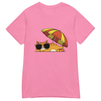 FUNNY SUMMER CAT women's t-shirt - Red / S - Printoo Shop - 9640641_22182