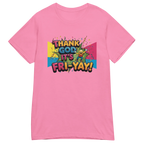 THANK GOD IT'S FRI-YAY women's t-shirt - Red / S - Printoo Shop - 3045472_22182