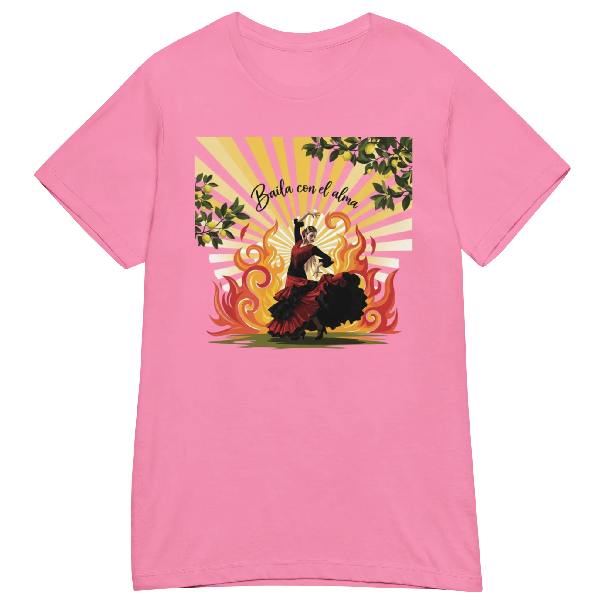 DANCE WITH YOUR SOUL women’s t-shirt - Heliconia / S - Printoo Shop - 2054301_22177