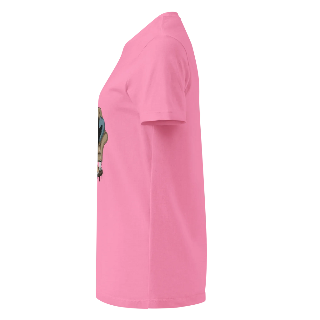 CAT WITH BAGUETTE ON women’s t-shirt - Red / S - Printoo Shop - 4308768_22182