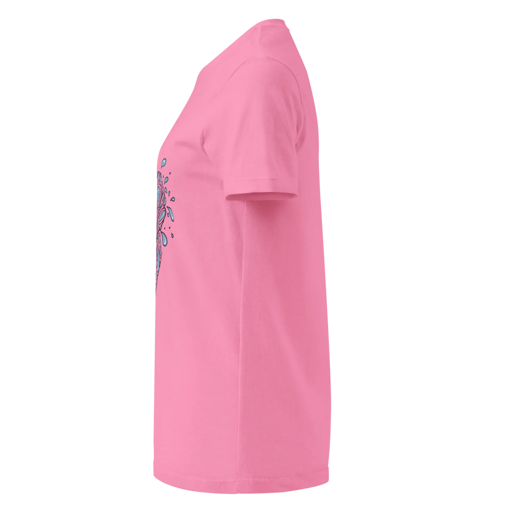 HEART OF DROPLETS women’s t-shirt - Red / S - Printoo Shop - 3670387_22182