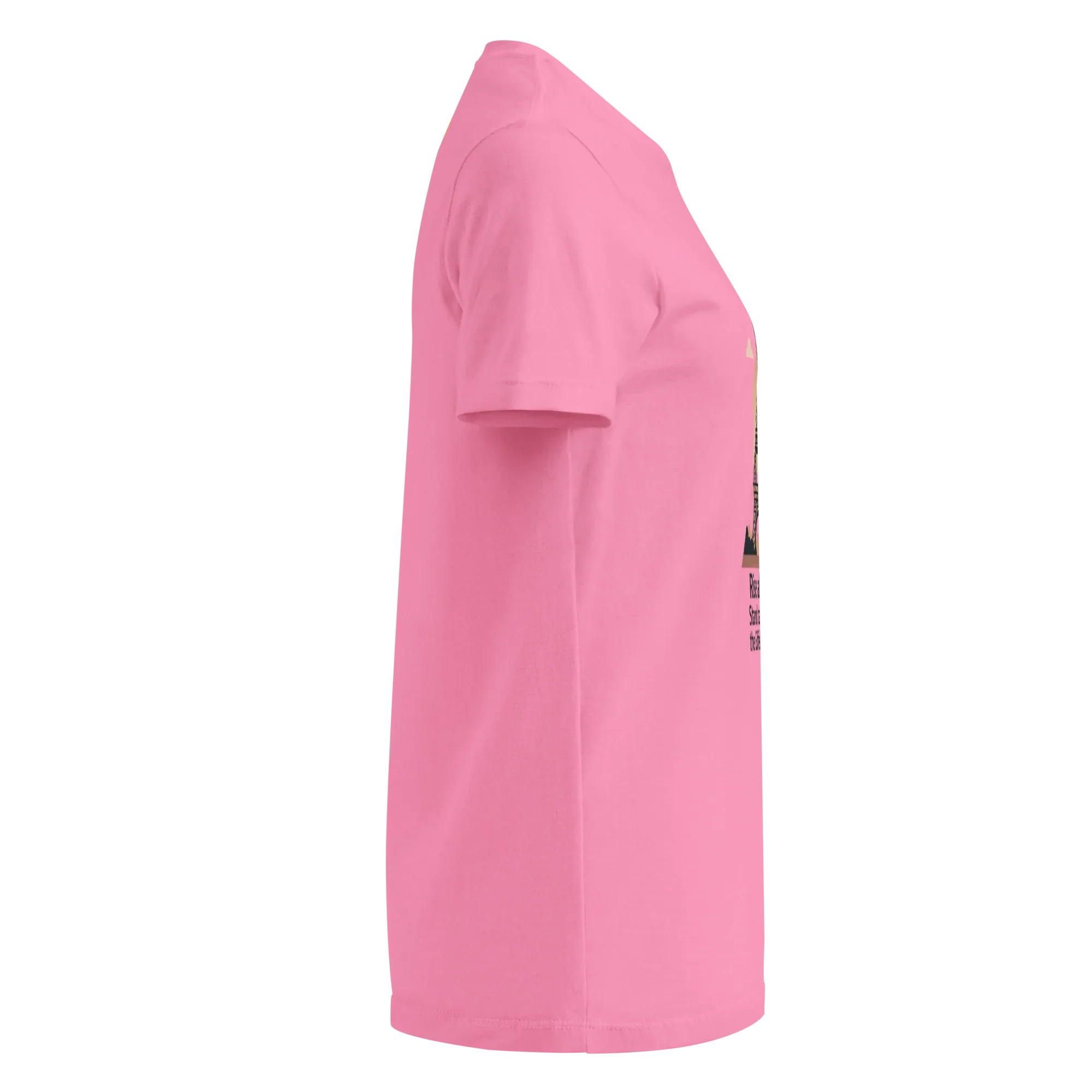 RISE ABOVE EIFFEL TOWER GRAPHIC women’s t-shirt - Red / S - Printoo Shop - 8092445_22182