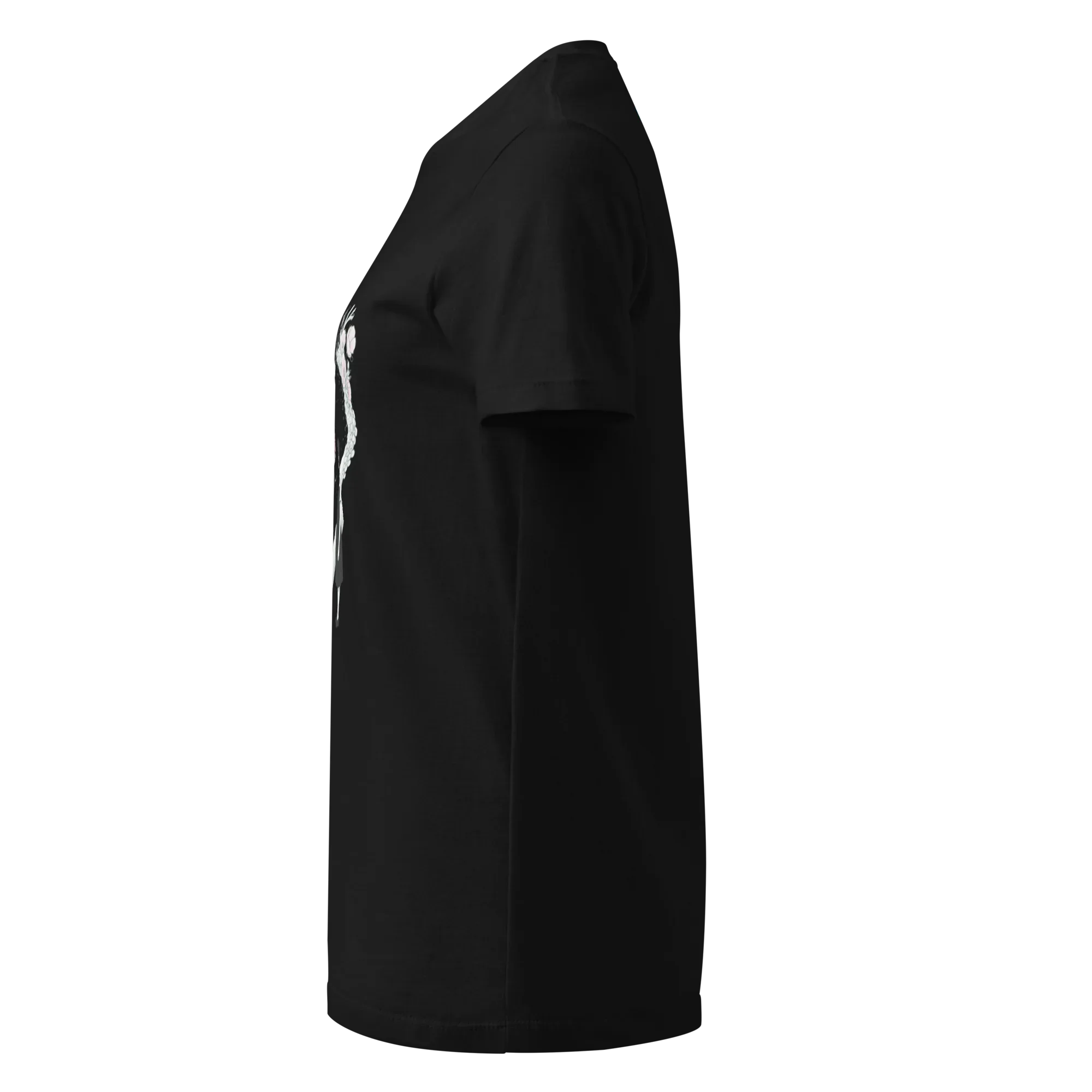 FLOWER HEART GIRL women’s t-shirt - Black / S - Printoo Shop - 3966053_22175