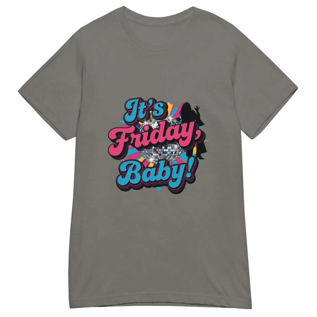IT'S FRIDAY BABY women’s t-shirt - Heliconia / S - Printoo Shop - 5082487_22177