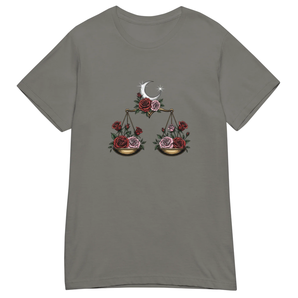 MOON BALANCE women's t-shirt - Charcoal / S - Printoo Shop - 9894625_22176