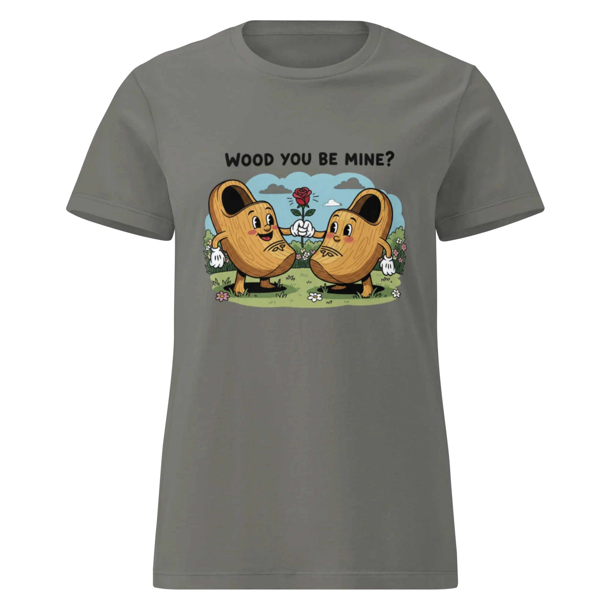 WOOD YOU BE MINE? women's t-shirt - - Printoo Shop -