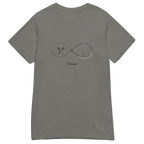 INFINITY HEART women's t-shirt - Heliconia / S - Printoo Shop - 6825862_22177