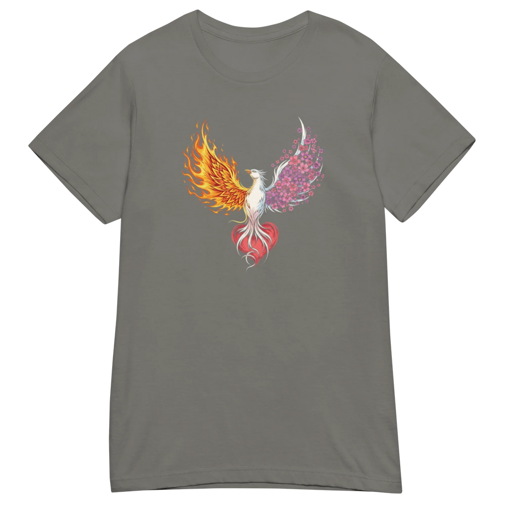 FIRE & BLOOM women's t-shirt - Heliconia / S - Printoo Shop - 6928077_22177