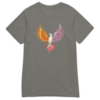 FIRE & BLOOM women's t-shirt - Heliconia / S - Printoo Shop - 6928077_22177
