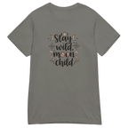 STAY WILD MOON CHILD women's t-shirt - Red / S - Printoo Shop - 2005728_22182