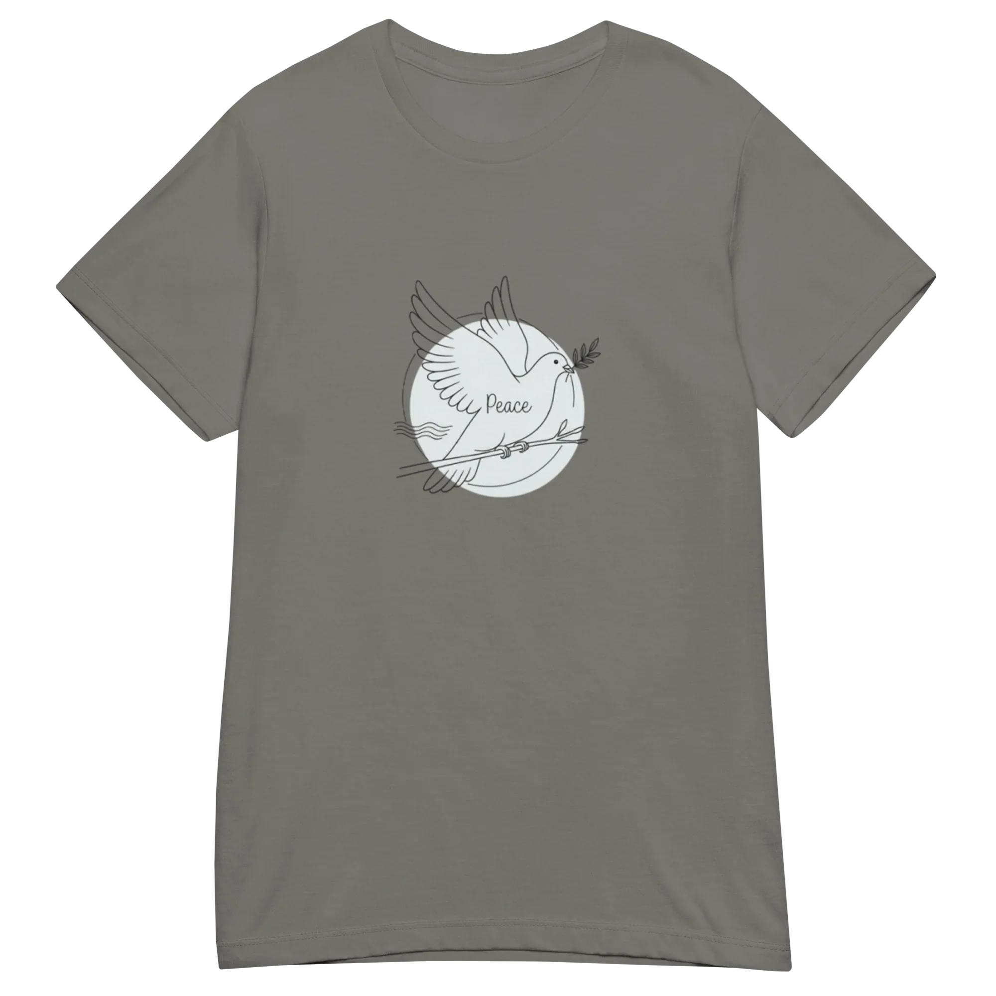 PEACE women's t-shirt - Red / S - Printoo Shop - 2125538_22182