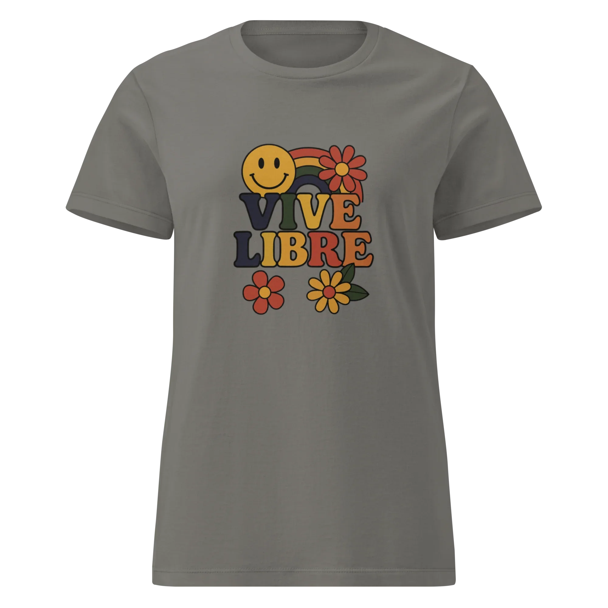 VIVE LIBRE FREEDO women's t-shirt - Charcoal / S - Printoo Shop - 7281594_22176