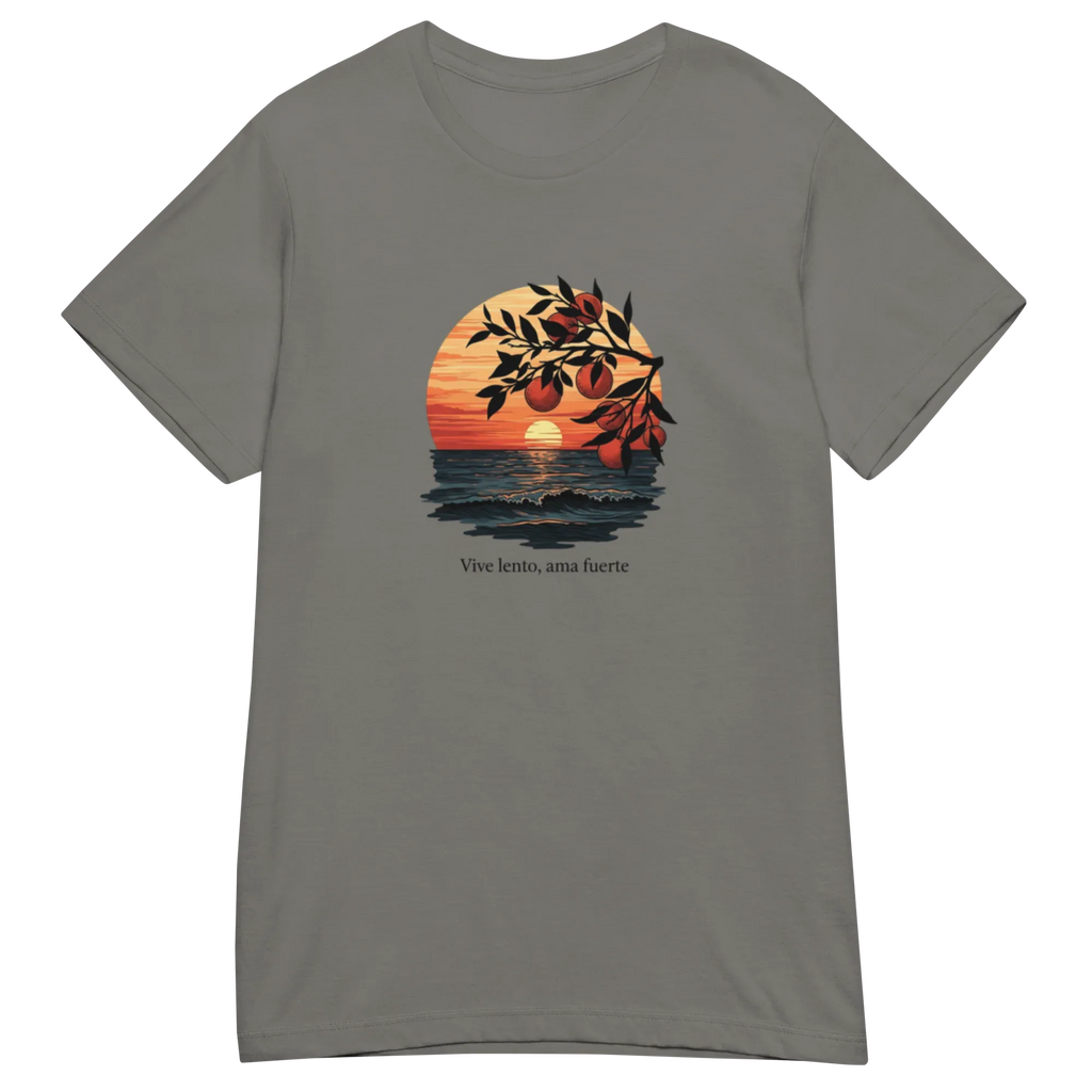 VIVE LENTO AMA FUERTE women's t-shirt - Black / S - Printoo Shop - 1737814_22175