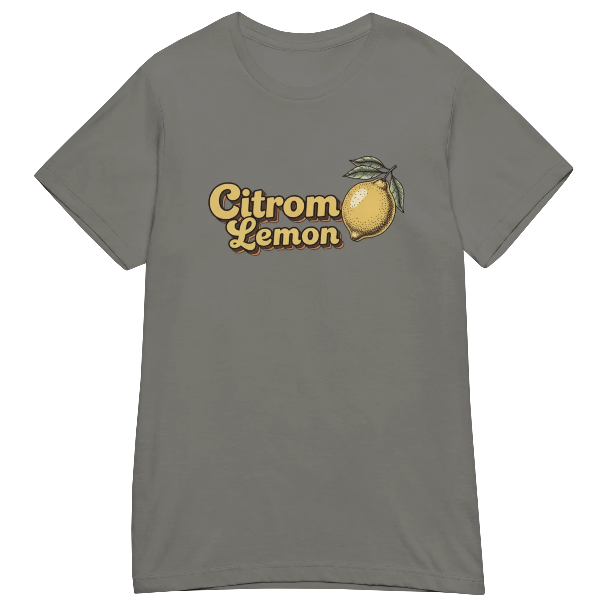 LEMON women’s t-shirt - Red / S - Printoo Shop - 8169444_22182