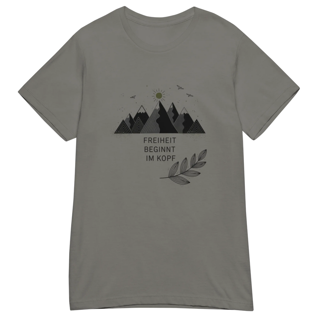 FREEDOM STARTS IN YOUR MIND women’s t-shirt - Heliconia / S - Printoo Shop - 2298369_22177