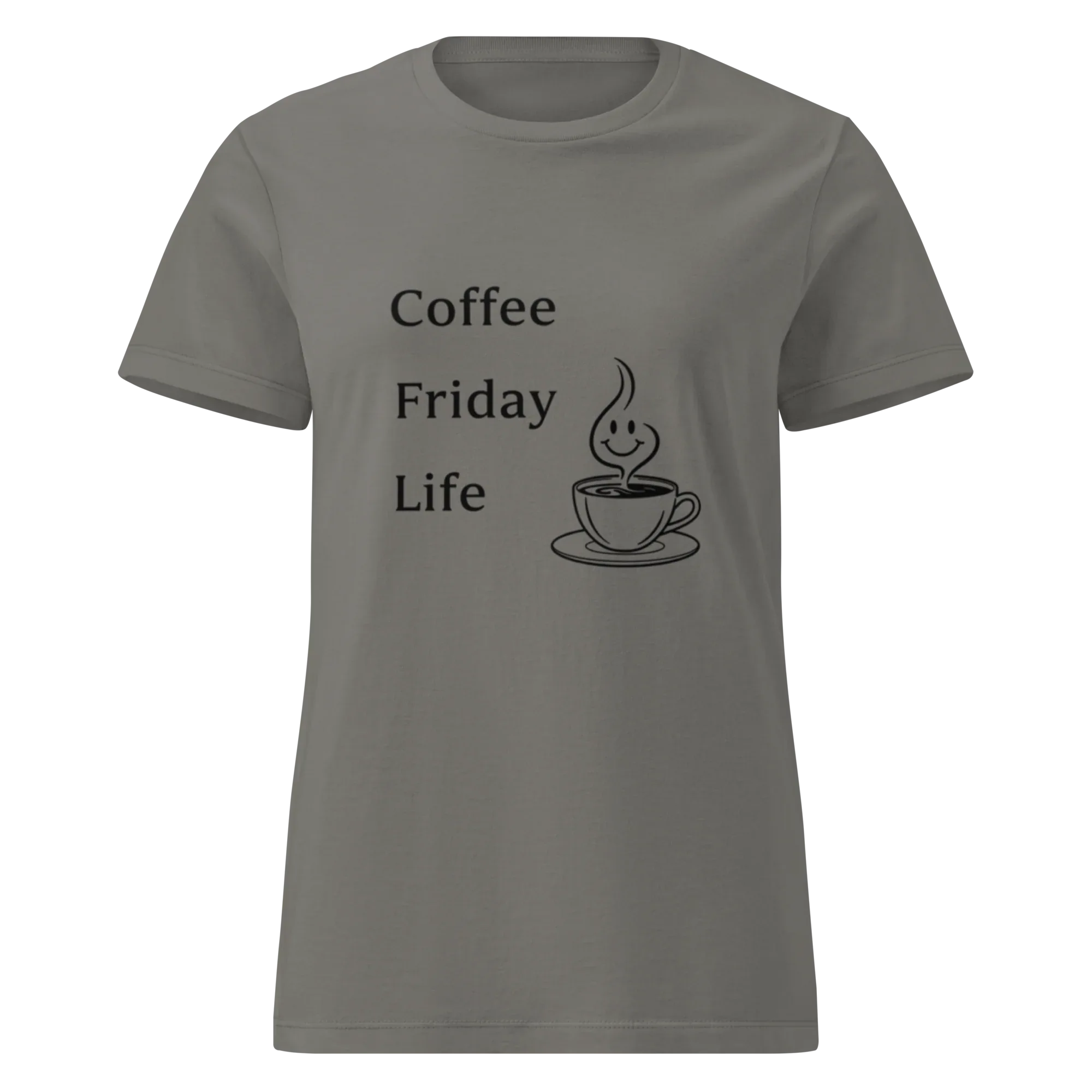 COFFEE FRIDAY LIFE women’s t-shirt - - Printoo Shop -