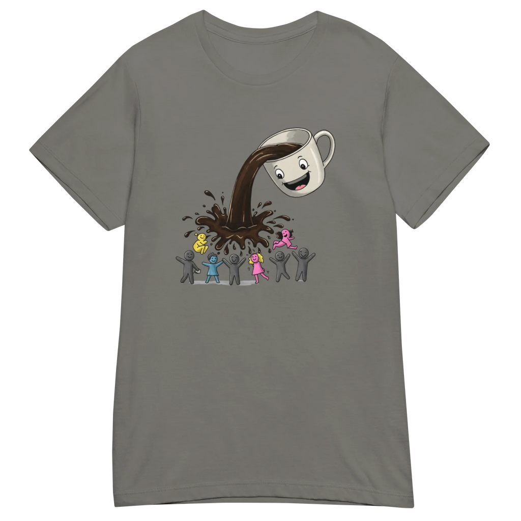 COFFEE RAIN women’s t-shirt - Heliconia / S - Printoo Shop - 5484587_22177