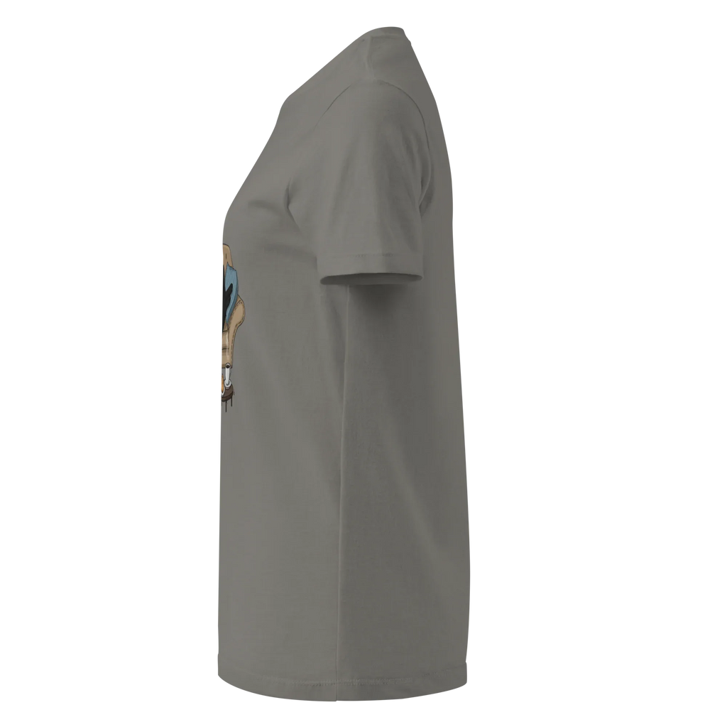 CAT WITH BAGUETTE ON women’s t-shirt - Red / S - Printoo Shop - 4308768_22182