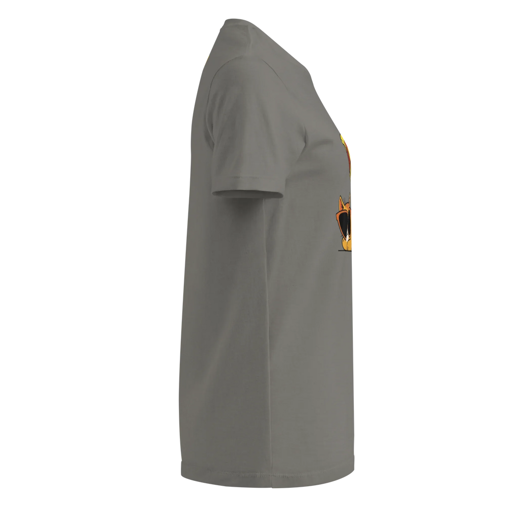 FUNNY SUMMER CAT women's t-shirt - Red / S - Printoo Shop - 9640641_22182