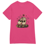 HAPPY FRIENDS women’s t-shirt - Red / S - Printoo Shop - 1206472_22182