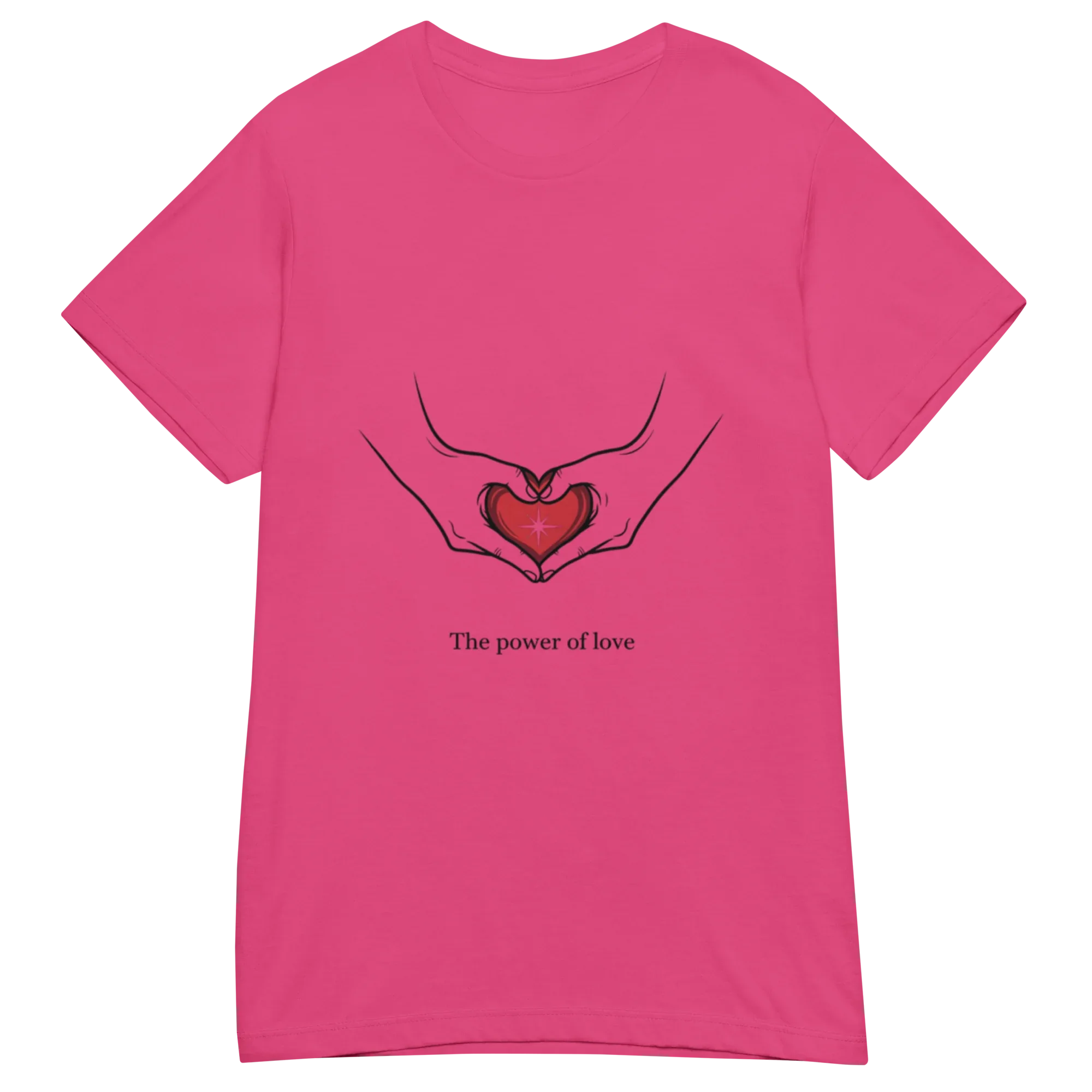 POWER OF LOVE women’s t-shirt - - Printoo Shop -