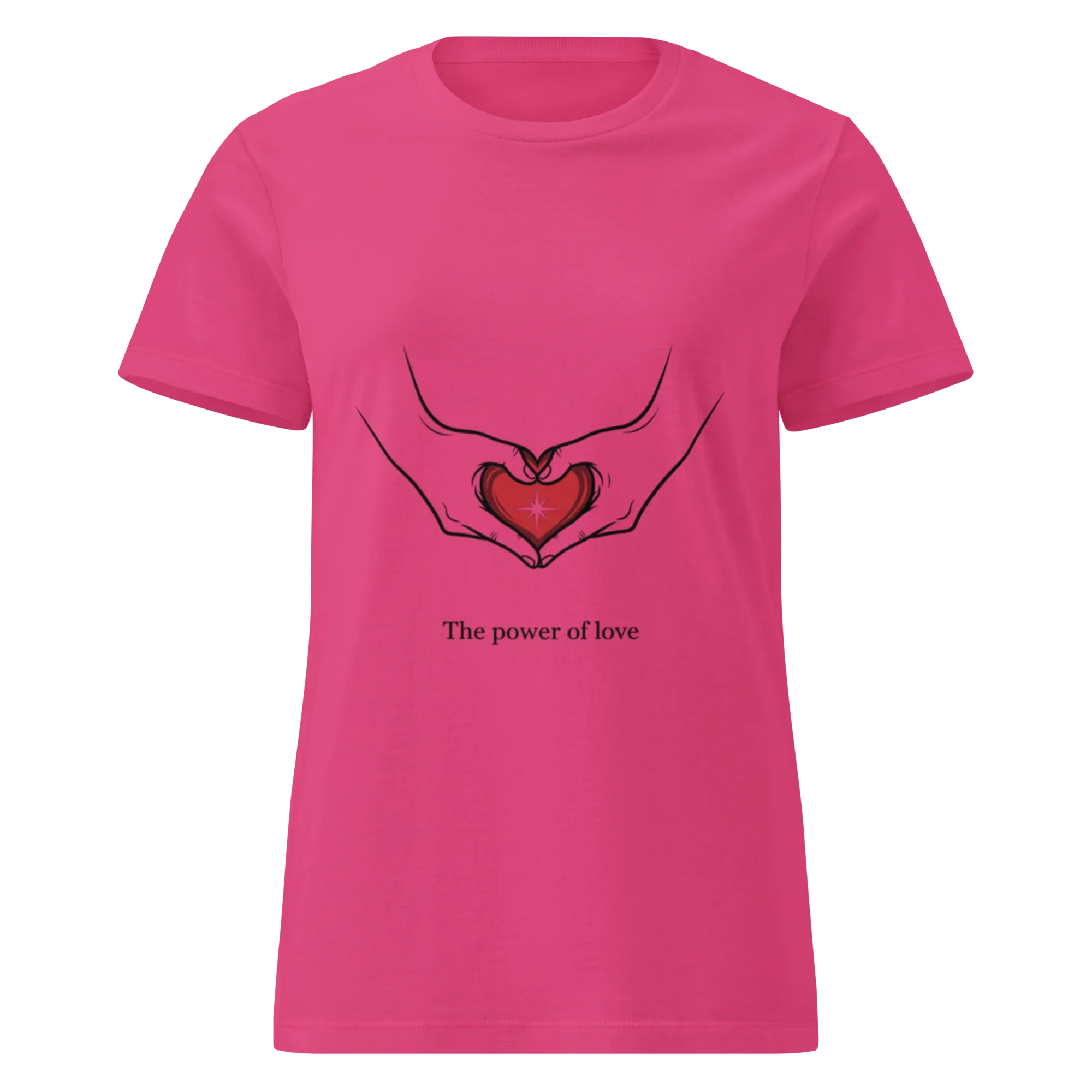 POWER OF LOVE women’s t-shirt - - Printoo Shop -