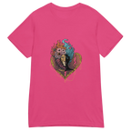 HEART OF A LION women’s t-shirt - Red / S - Printoo Shop - 5041022_22182