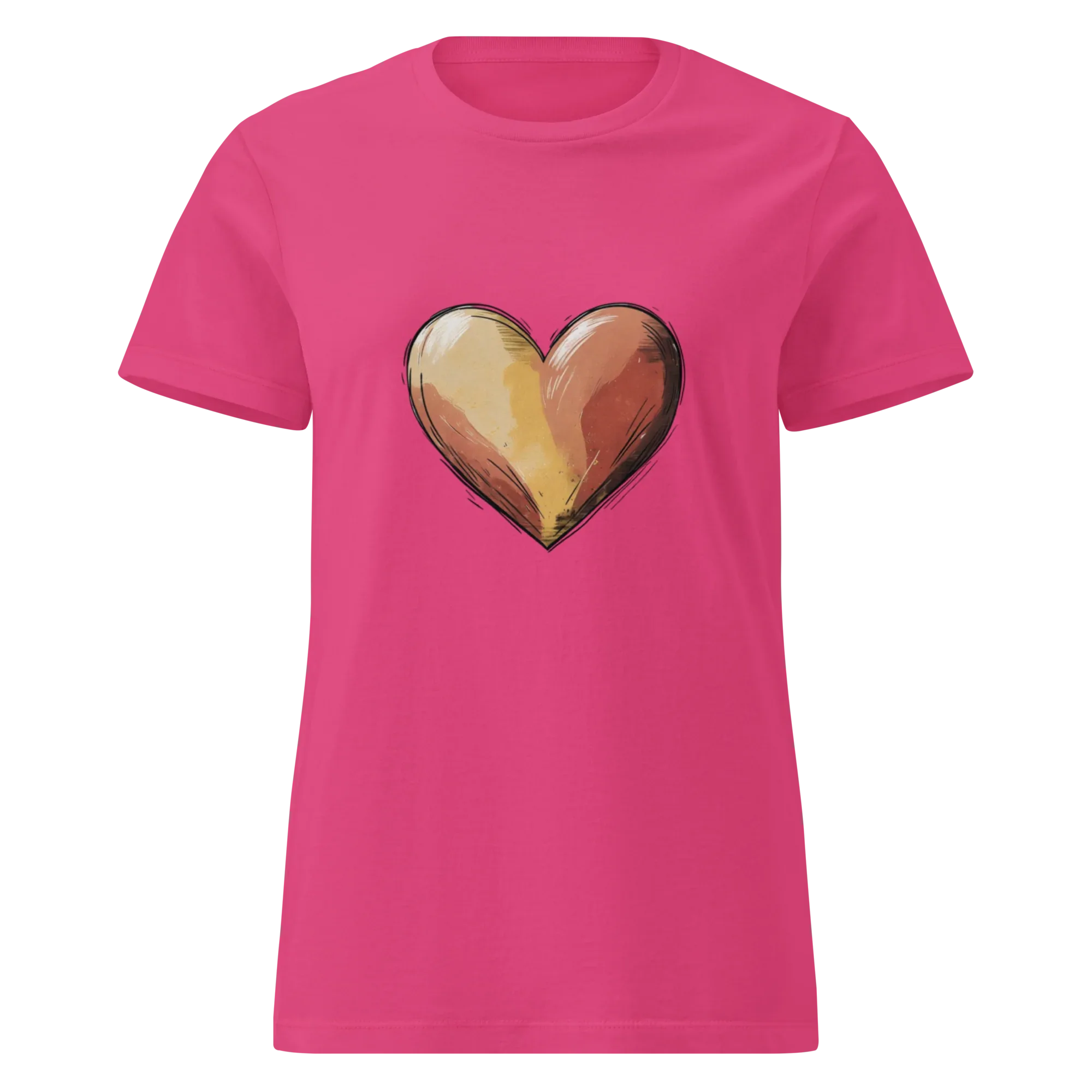 HEART OF EARTH women’s t-shirt - - Printoo Shop -