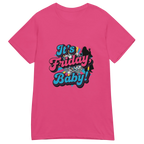 IT'S FRIDAY BABY women’s t-shirt - Heliconia / S - Printoo Shop - 5082487_22177