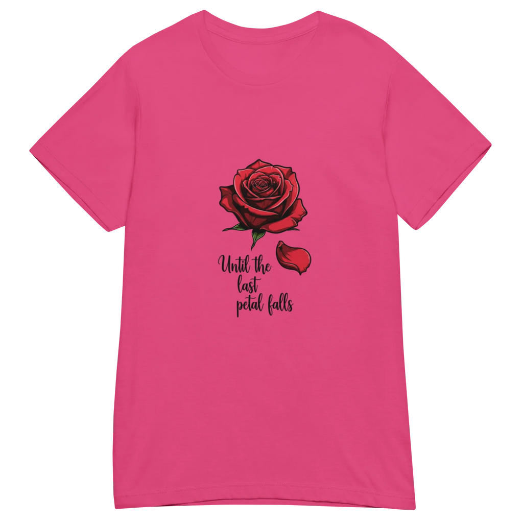 UNTIL THE LAST PETAL FALLS women’s t-shirt - Red / S - Printoo Shop - 8256819_22182