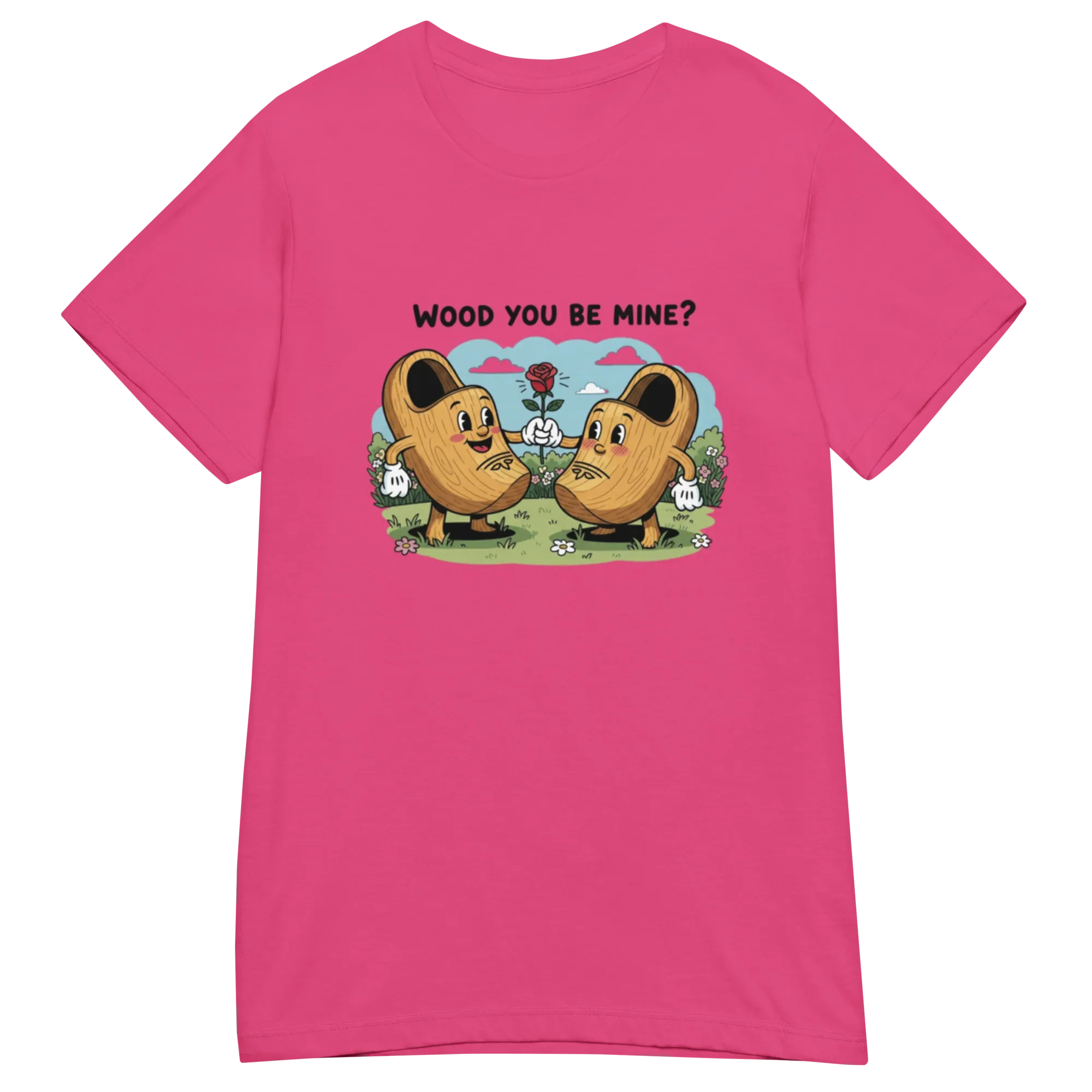 WOOD YOU BE MINE? women's t-shirt - - Printoo Shop -