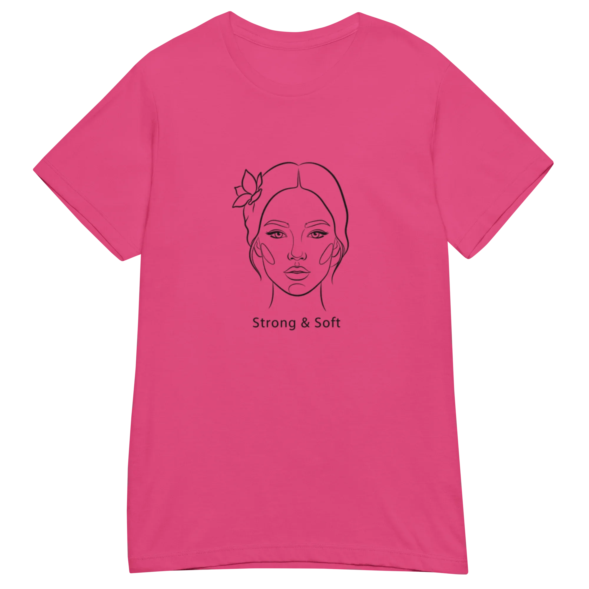 STRONG & SOFT women's t-shirt - - Printoo Shop -