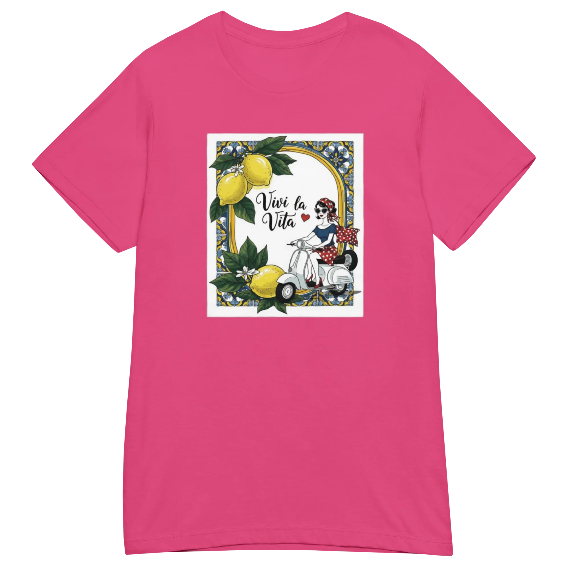 LIVE LIFE women's t-shirt - Heliconia / S - Printoo Shop - 6060576_22177