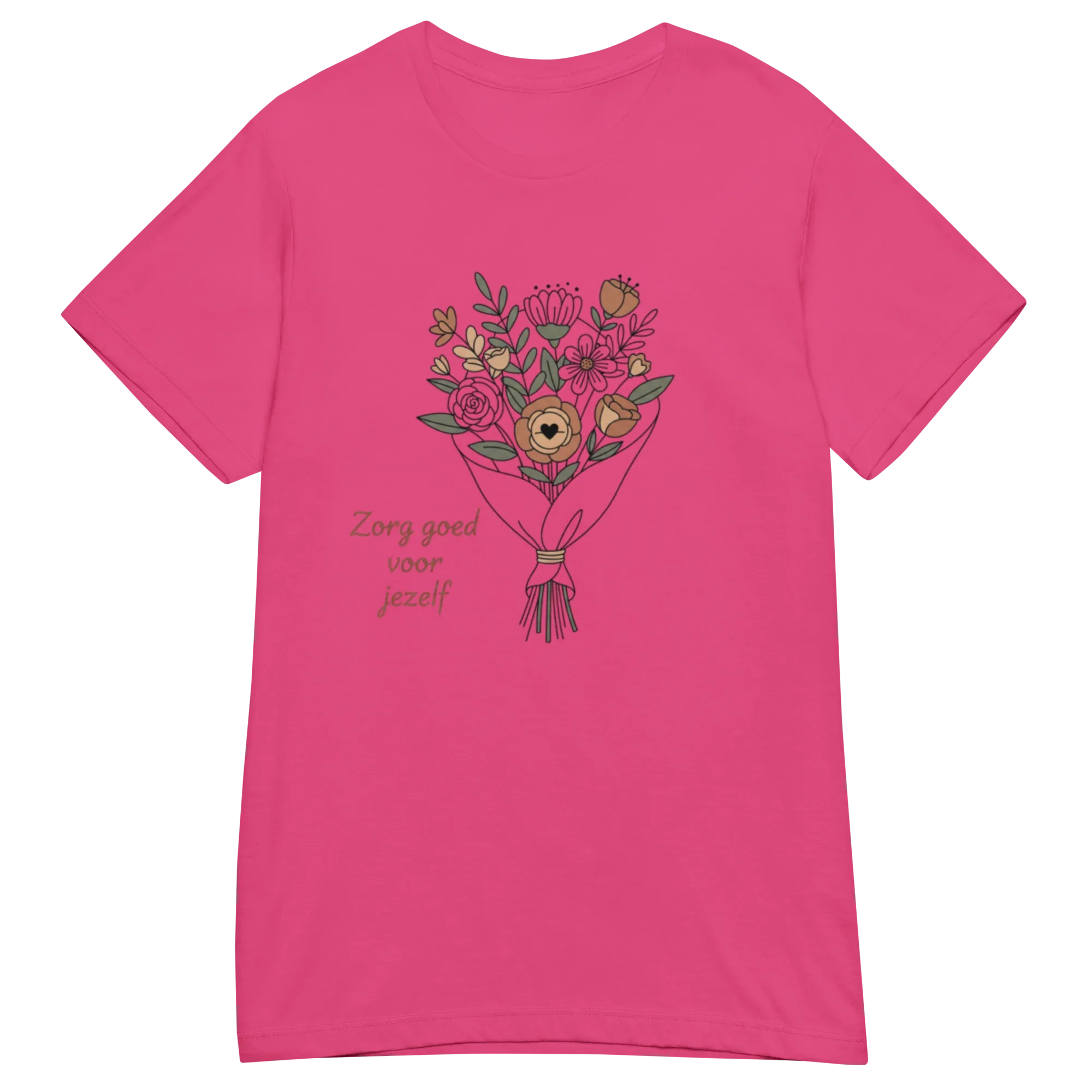 SELF-CARE MOTIVATION women'st-shirt - Red / S - Printoo Shop - 3709809_22182