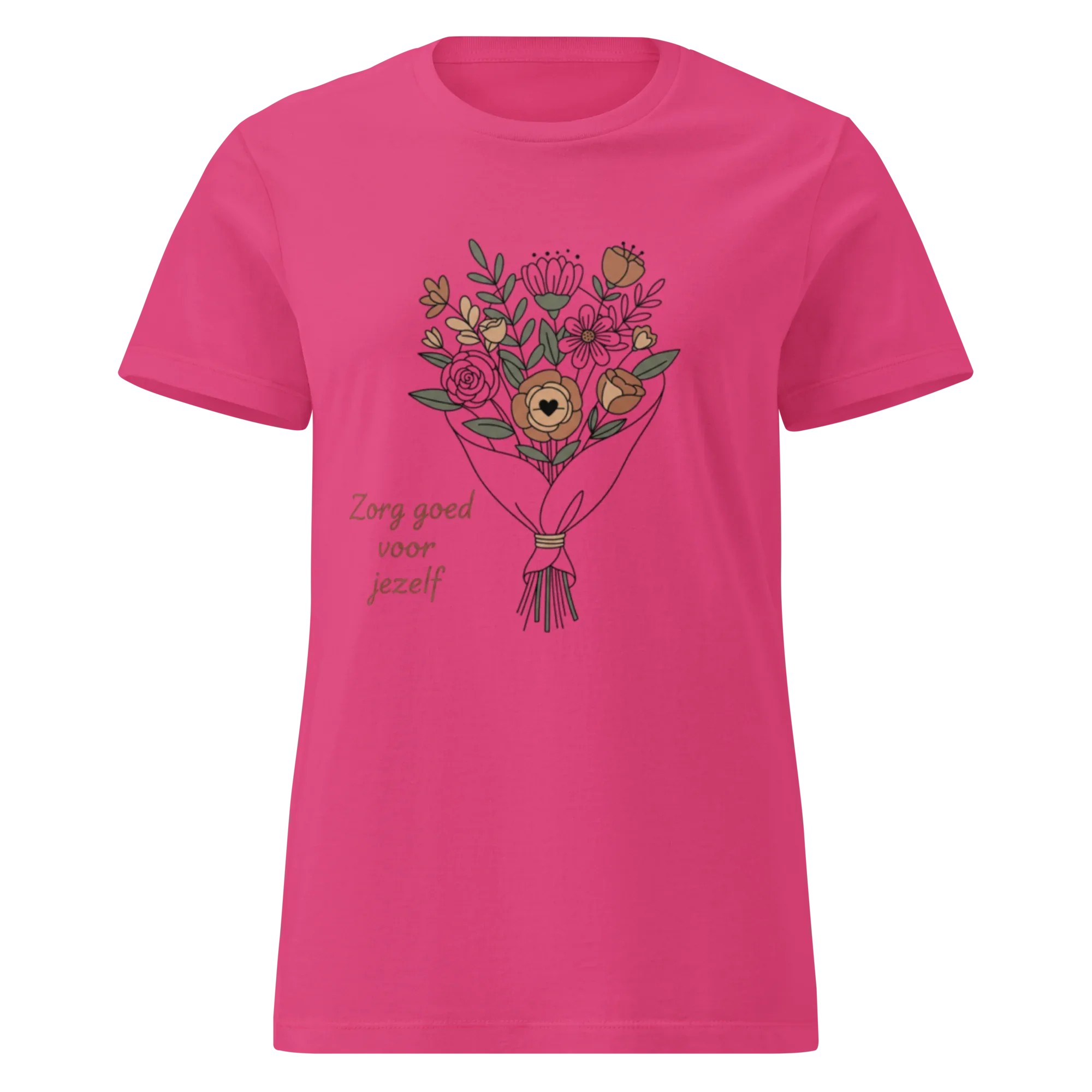 SELF-CARE MOTIVATION women'st-shirt - Heliconia / S - Printoo Shop - 3709809_22177