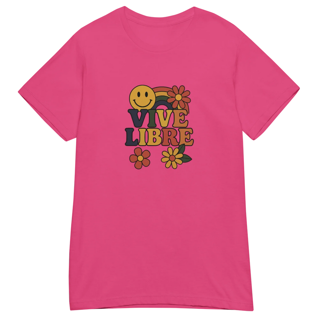 VIVE LIBRE FREEDO women's t-shirt - Red / S - Printoo Shop - 7281594_22182