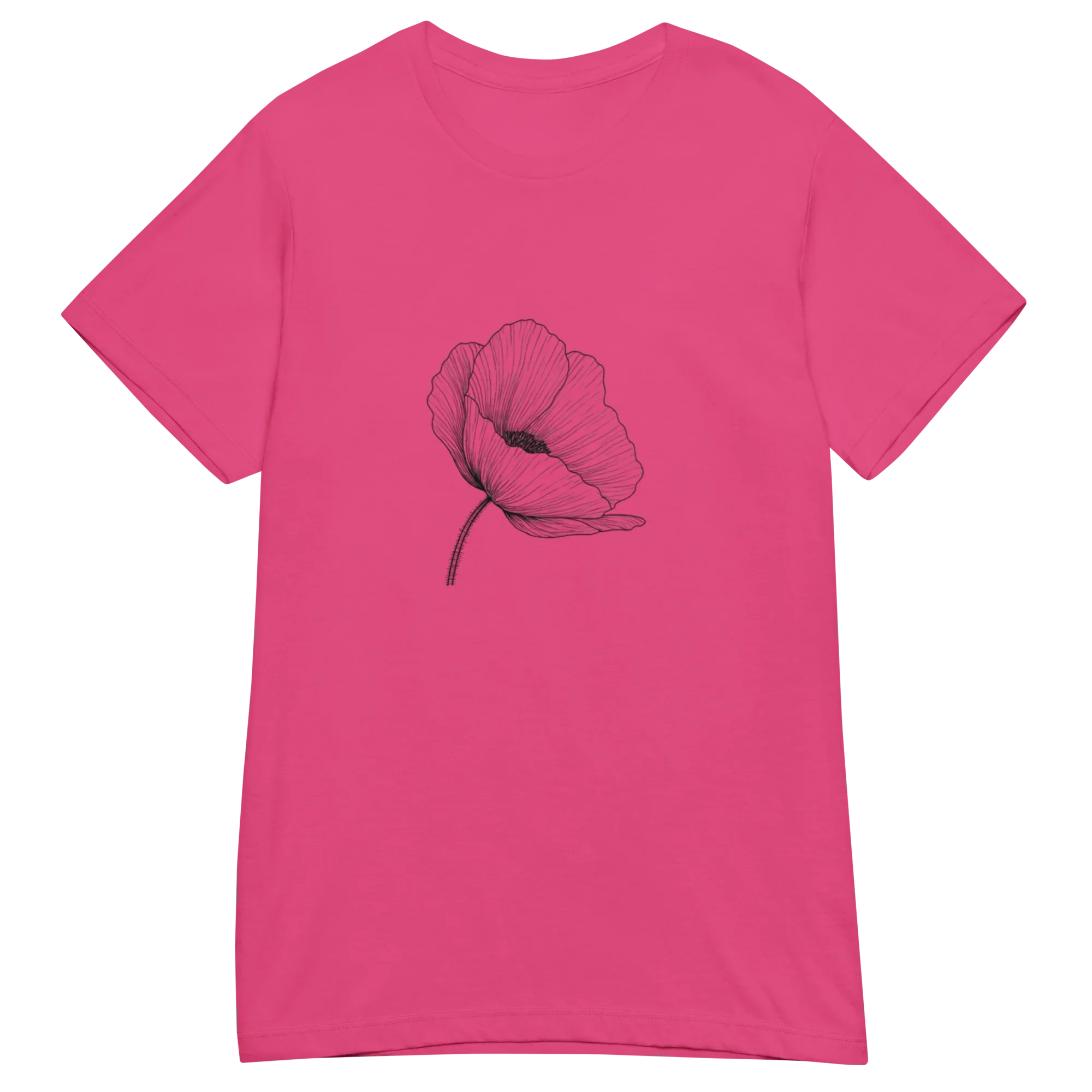 DANDELION women's t-shirt - Red / S - Printoo Shop - 7786627_22182