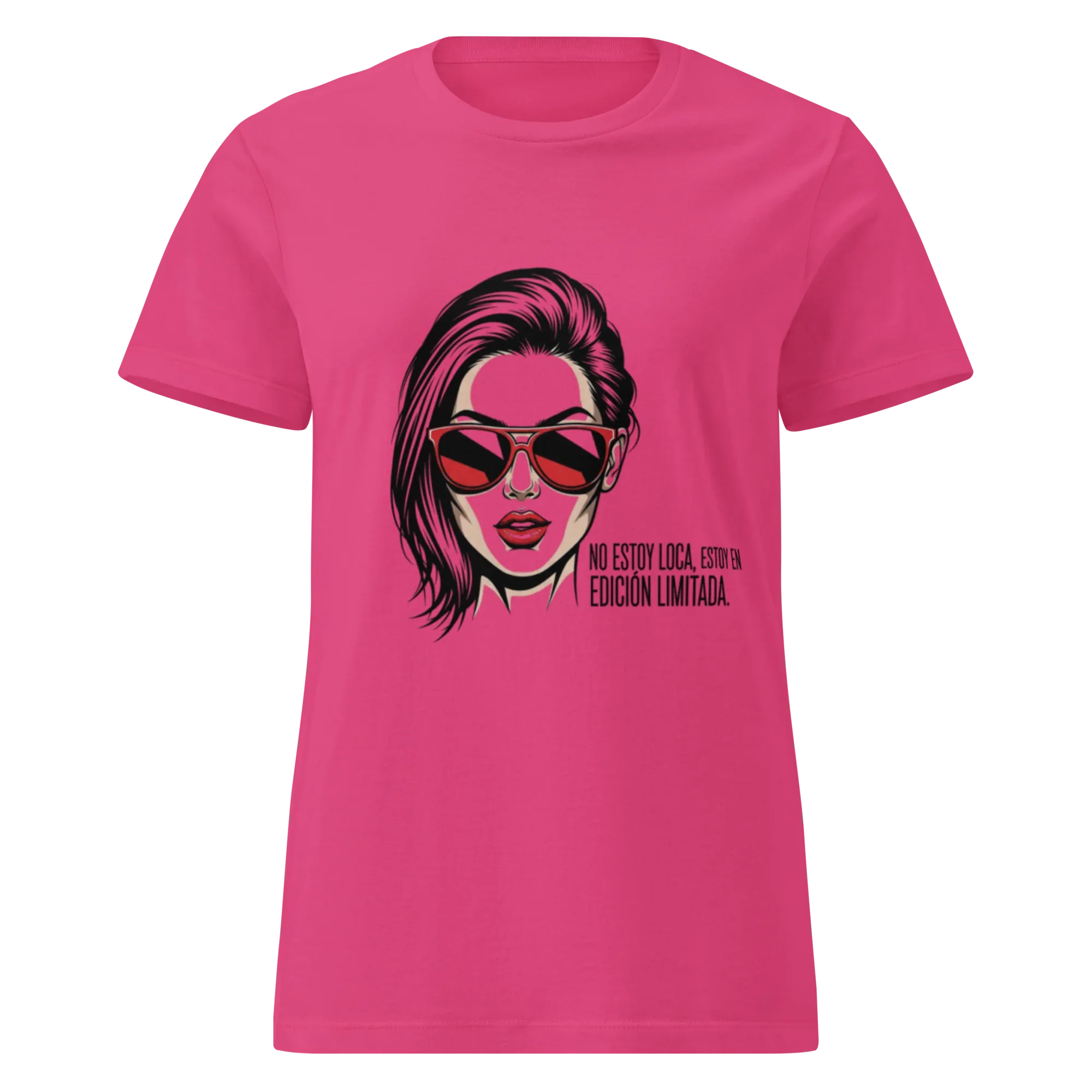 NO ESTOY LOCA women's t-shirt - Heliconia / S - Printoo Shop - 8408217_22177