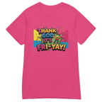 THANK GOD IT'S FRI-YAY women's t-shirt - Red / S - Printoo Shop - 3045472_22182