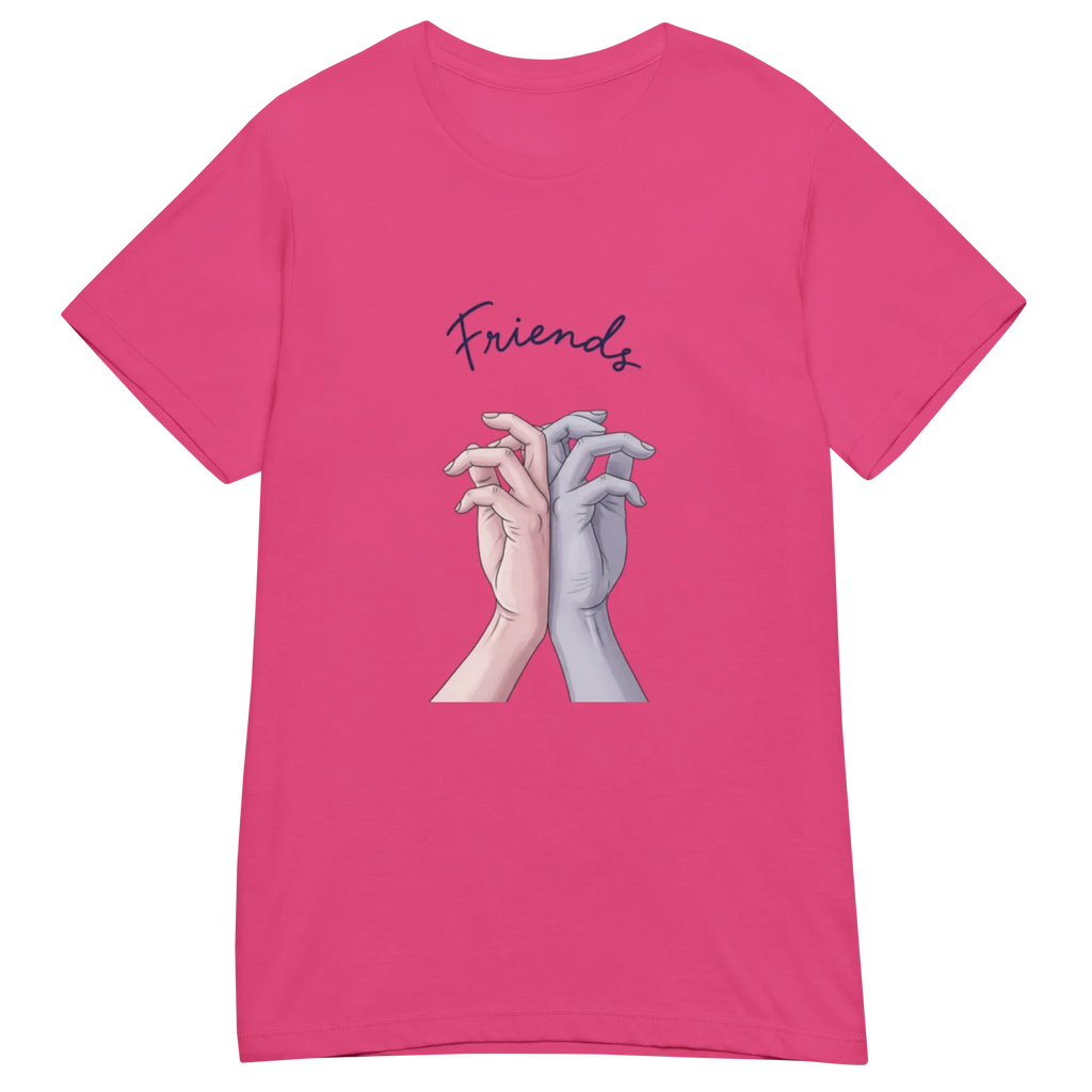 FRIENDS TOGETHER women’s t-shirt - Red / S - Printoo Shop - 2186774_22182