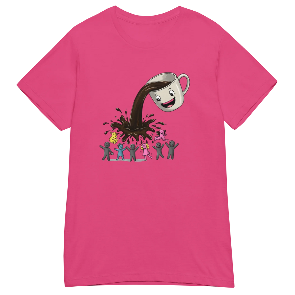 COFFEE RAIN women’s t-shirt - Heliconia / S - Printoo Shop - 5484587_22177