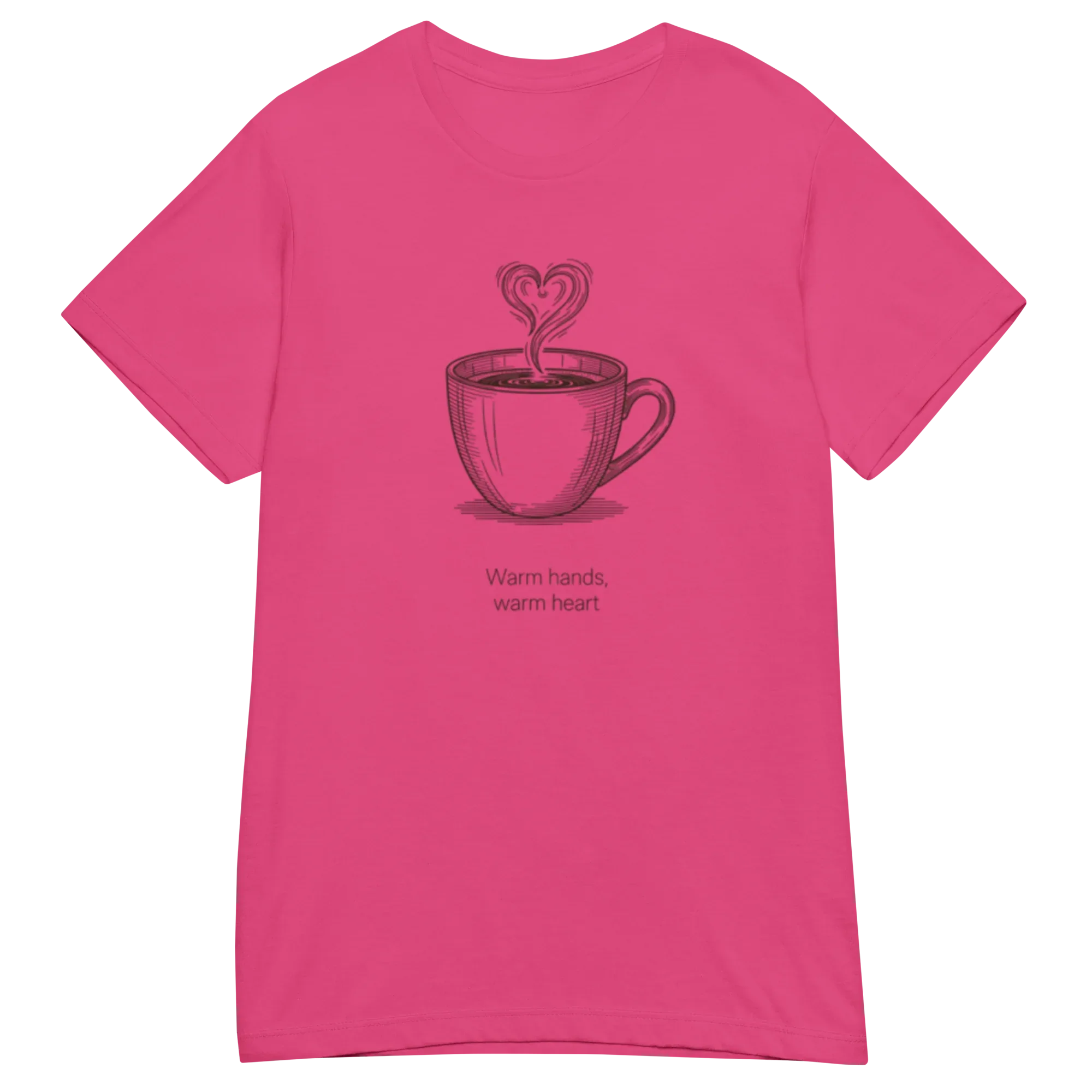 WARM HANDS WARM HEART women’s t-shirt - - Printoo Shop -