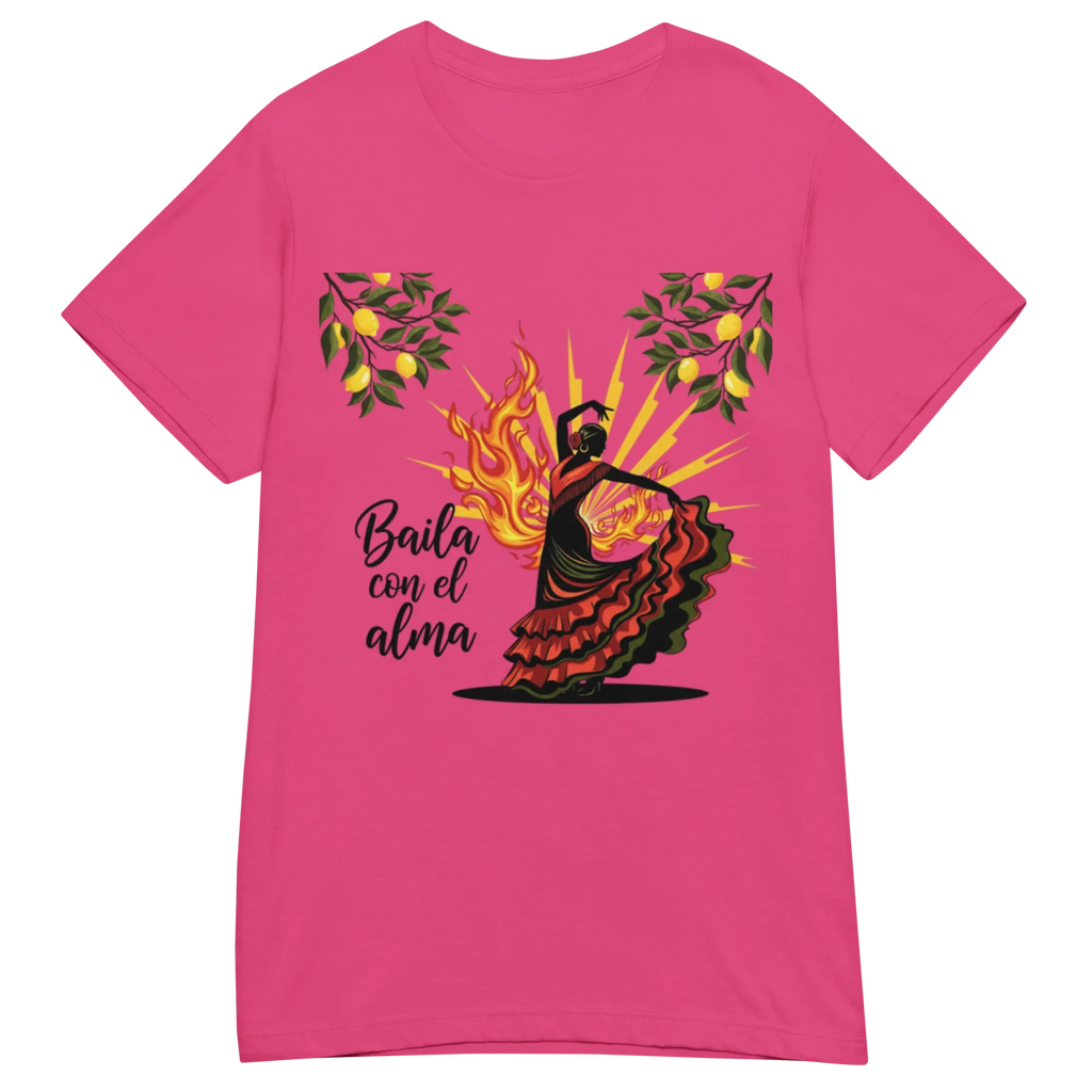 LATIN DANCE STYLE women’s t-shirt - Heliconia / S - Printoo Shop - 4345676_22177