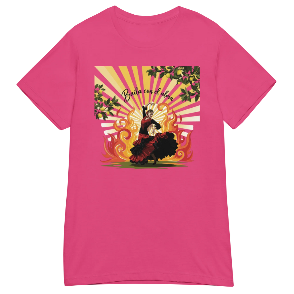 DANCE WITH YOUR SOUL women’s t-shirt - Heliconia / S - Printoo Shop - 2054301_22177
