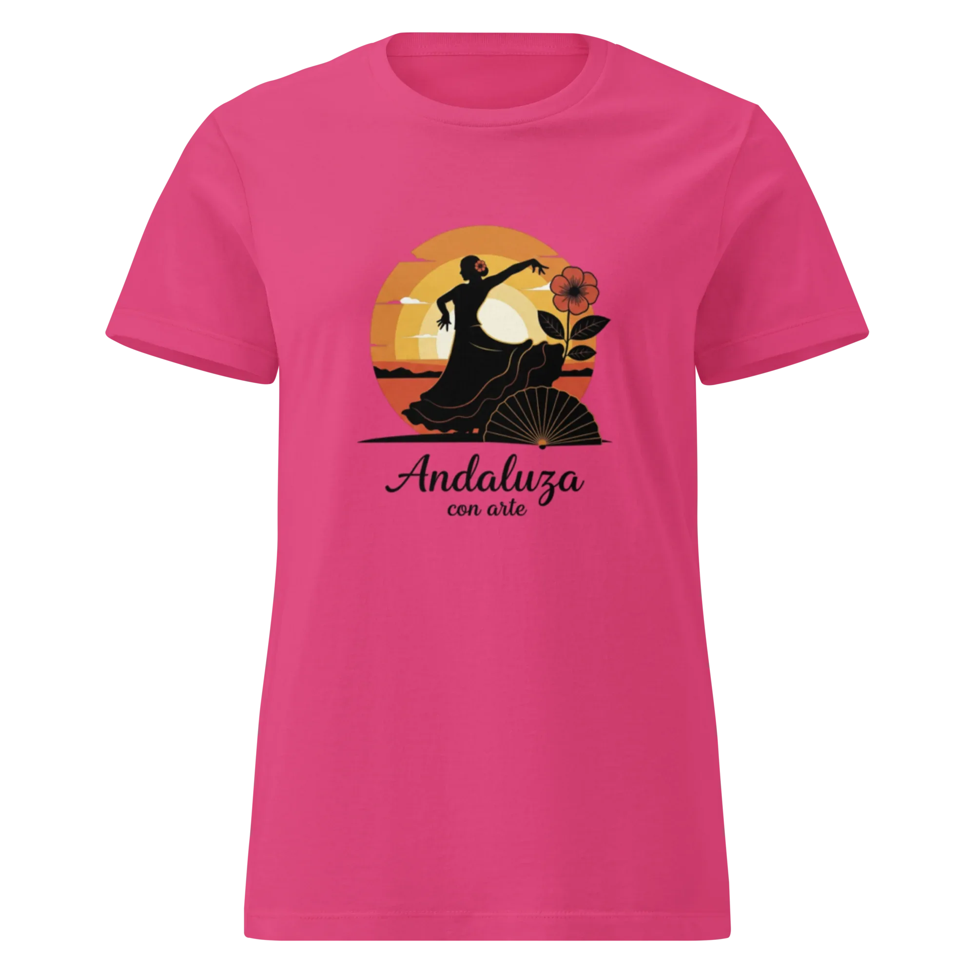ANDALUZA CON ARTE women’s t-shirt - Printoo Shop - - t-shirt, unisex, Women's Basic Softstyle T-Shirt | Gildan 64000L