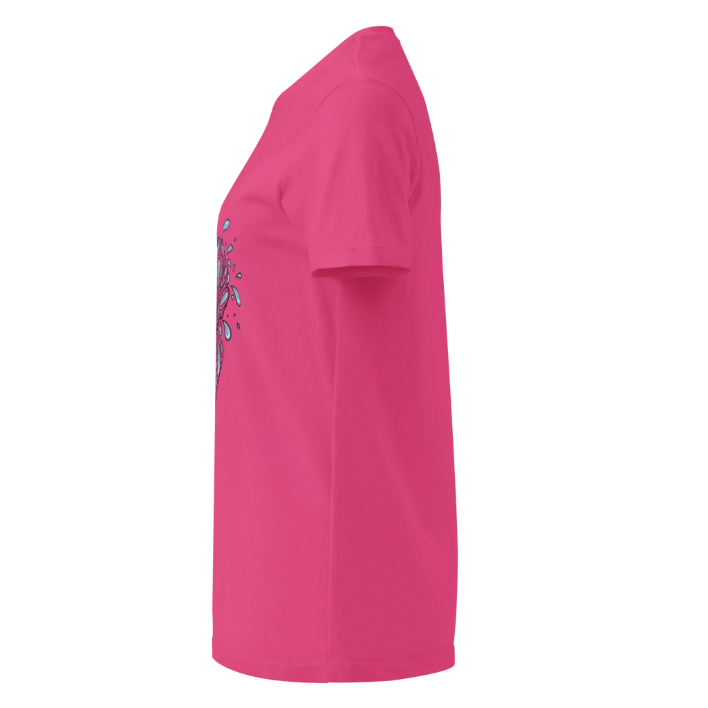 HEART OF DROPLETS women’s t-shirt - Red / S - Printoo Shop - 3670387_22182