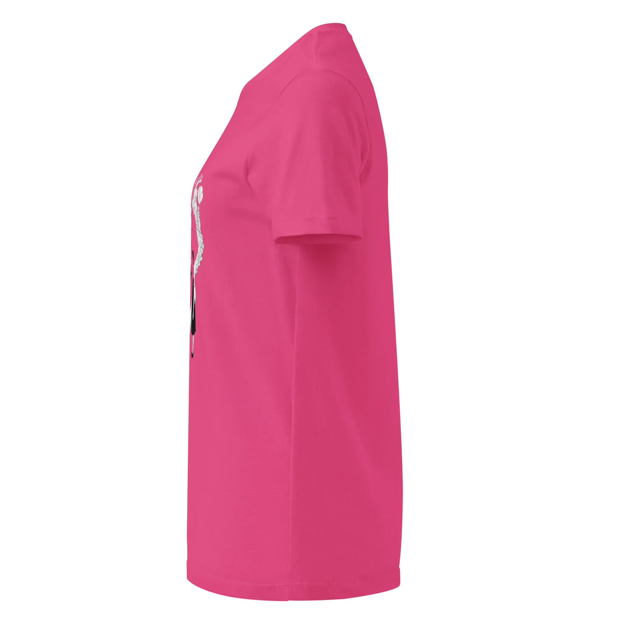 FLOWER HEART GIRL women’s t-shirt - Black / S - Printoo Shop - 3966053_22175